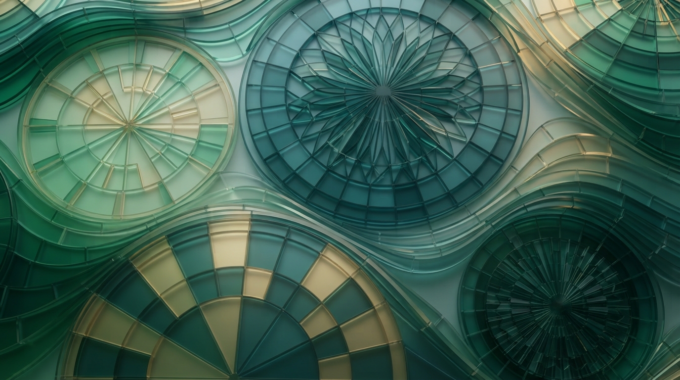 Four distinct clock faces, each marking a different rhythm of time